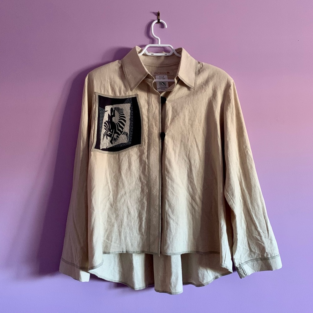 Long Sleeve Flannel Top